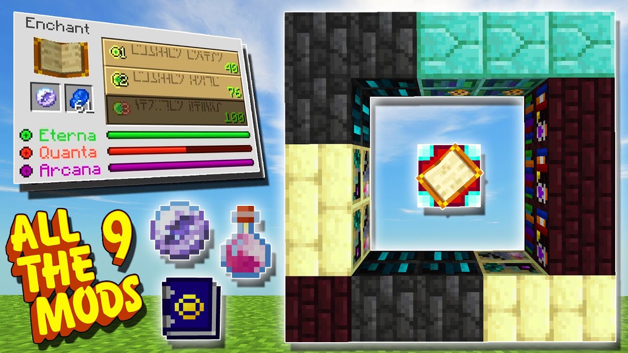 Apotheosis Mod erklärt! 100+ Level Verzauberungen & mehr! - All The Mods 9 #24