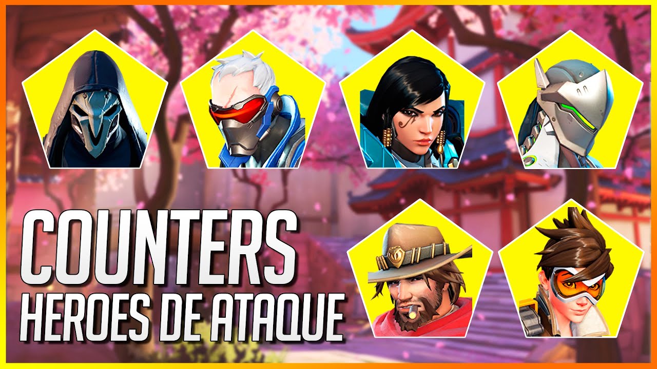 OVERWATCH: LOS COUNTERS DE HEROES DE ATAQUE | Makina