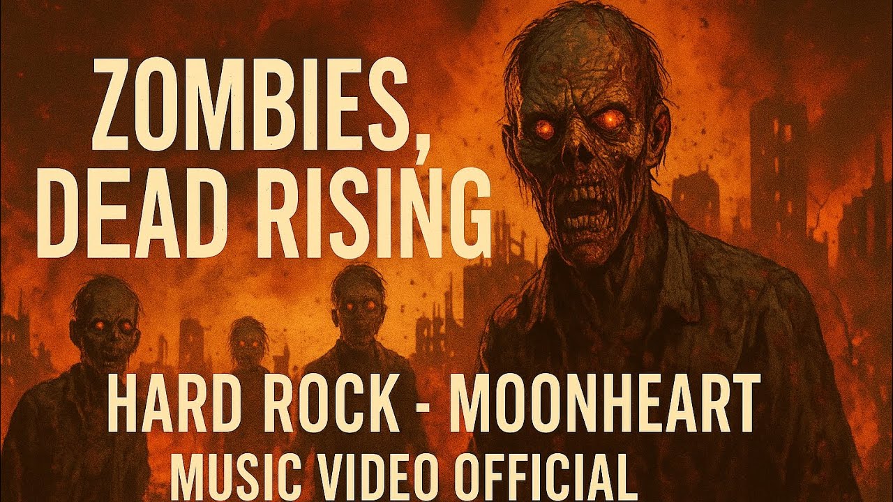 Zombies, Dead Rising.(Hard Rock / Zombie Apocalypse Anthem) by MoonHeart, Music Video Official 2025.