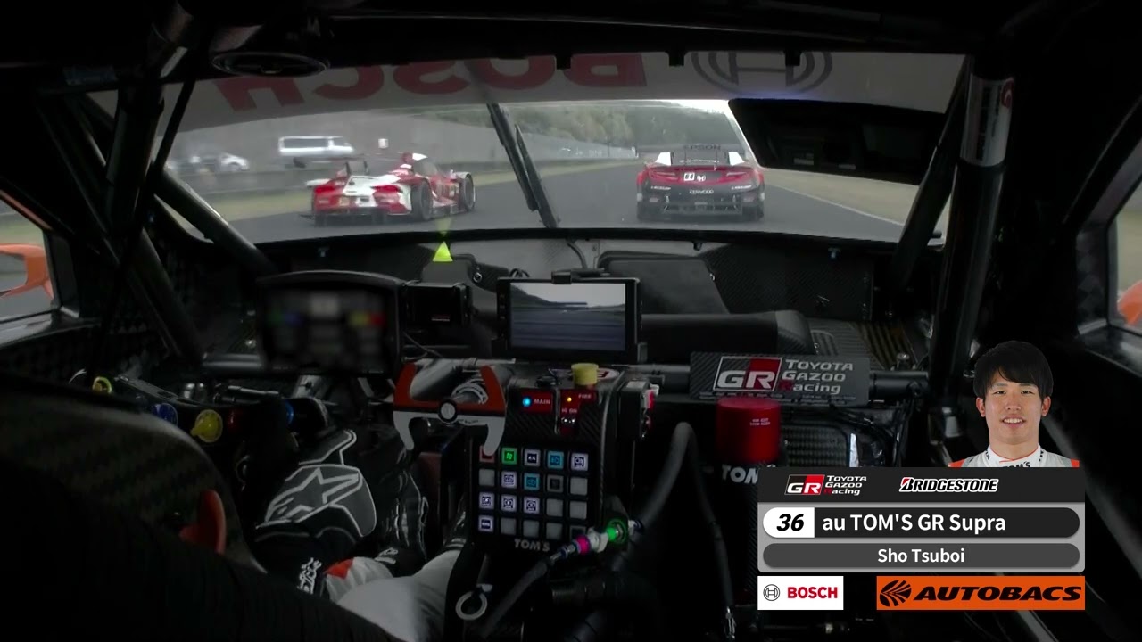 FULL ONBOARD au TOM'S GR Supra 2023 AUTOBACS SUPER GT Round1