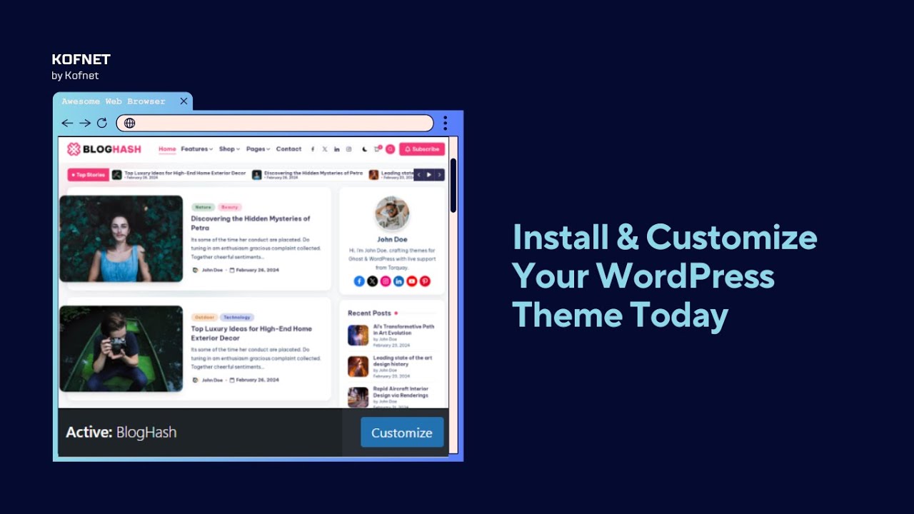 Transform Your Website: Installing and Customizing WordPress Themes