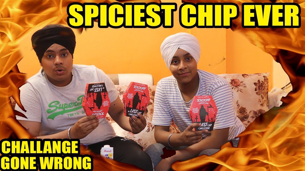 Spiciest Chip Challenge Gone Wrong || #LASTCHIPCHALLANGE #JOLOCHIP