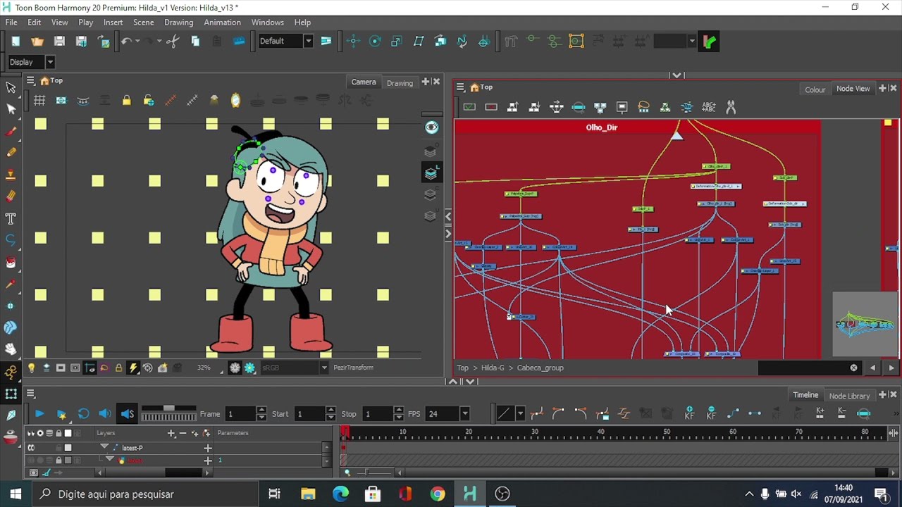 Toon Boom Rig Demo Reel: Hilda (2021) Guilherme Antonelli