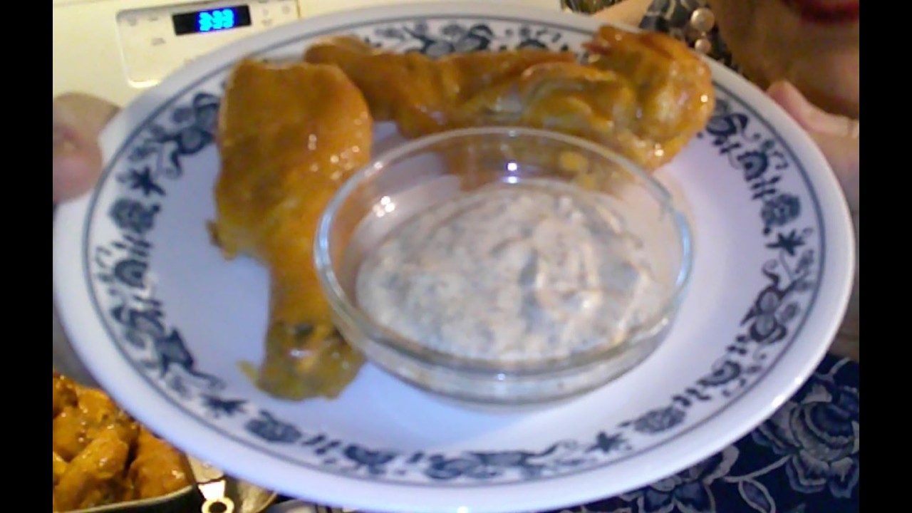 Острые ножки с домашним соусом ранч