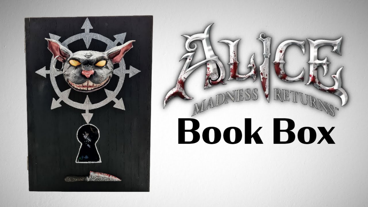 ALICE MADNESS RETURNS BOOK BOX DIORAMA