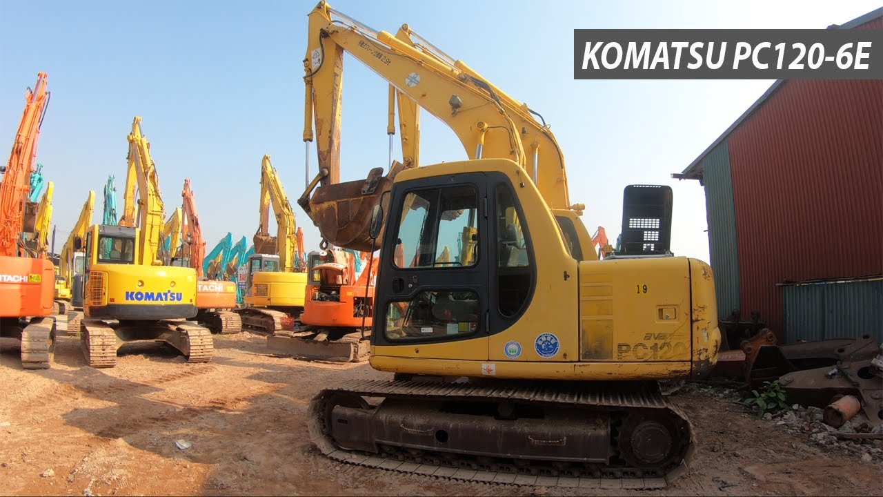 Review Chi Tiết Hàng Hiếm KOMATSU PC120-6E0 Đời 2006 Giá Chỉ Hơn 700 Củ Khoai | Xuân Mạnh Vlogs