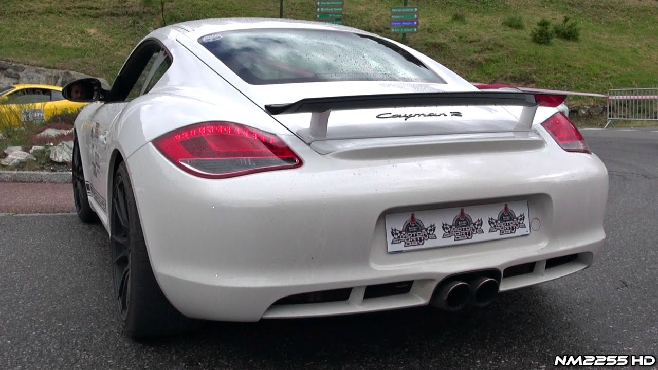 Porsche Cayman R PSE + BBi Race Headers - Amazing Sound!