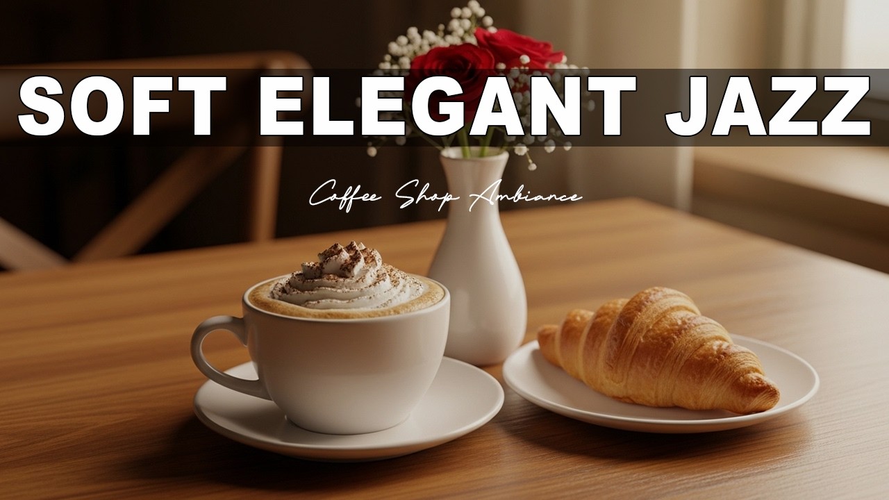 Soft Elegant jazz ❄️ Cozy Coffee Jazz for Study, Work and Calm Winter Relaxation