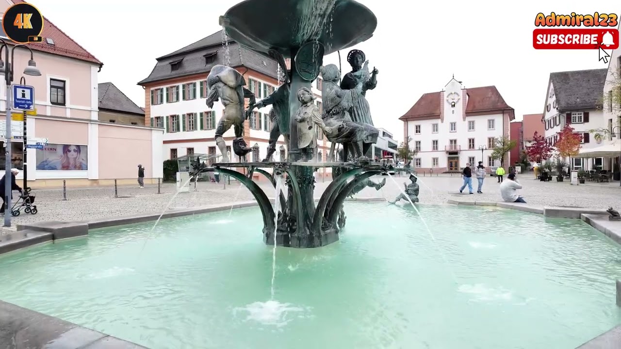 EHINGEN ( Donau ), Germany | 4K HD | Walking Tour
