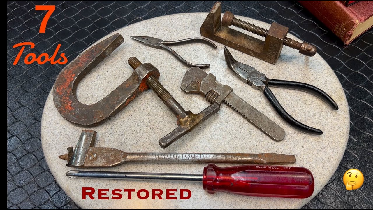 Tool Restoration Melody- 7 Different Vintage Tools!