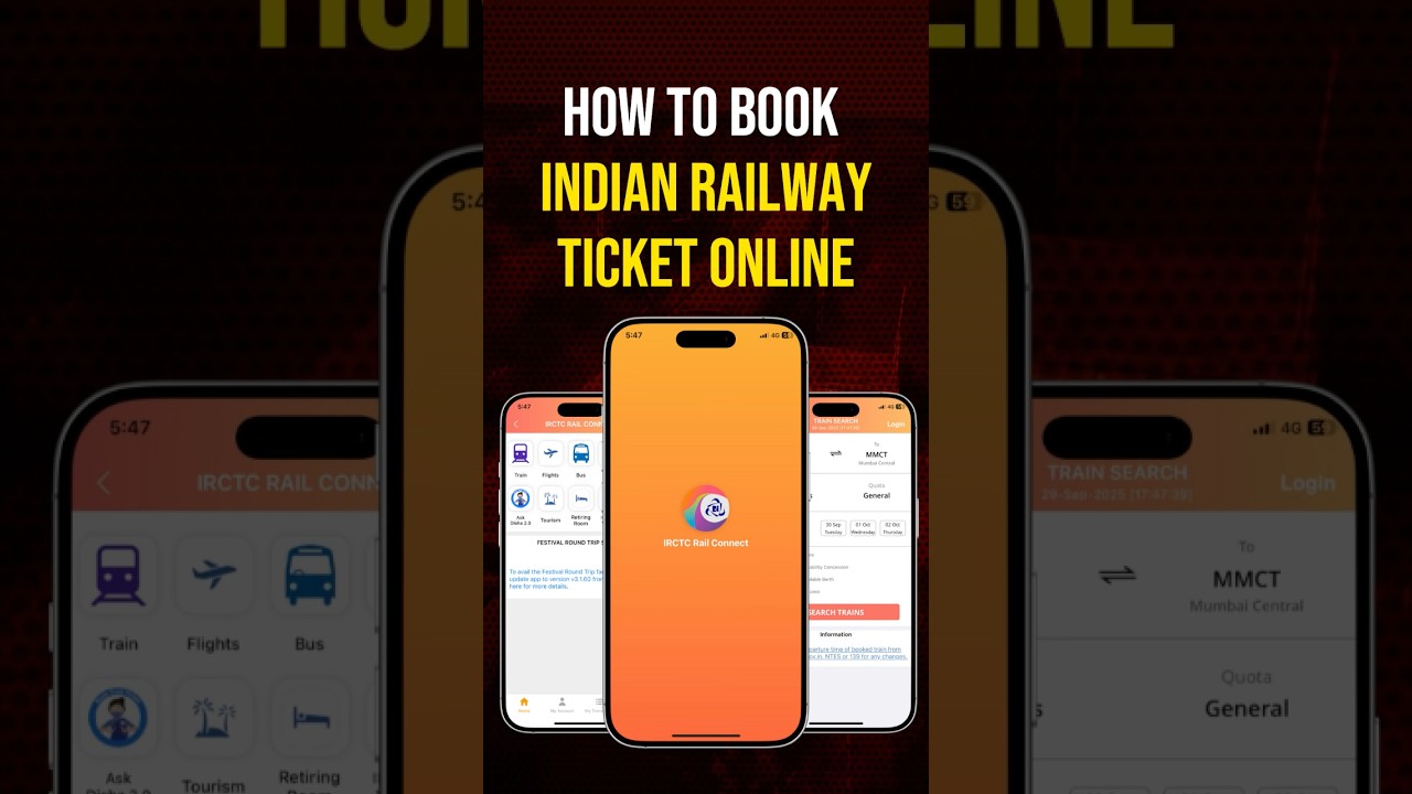 How To Book Train Tickets Online In India
