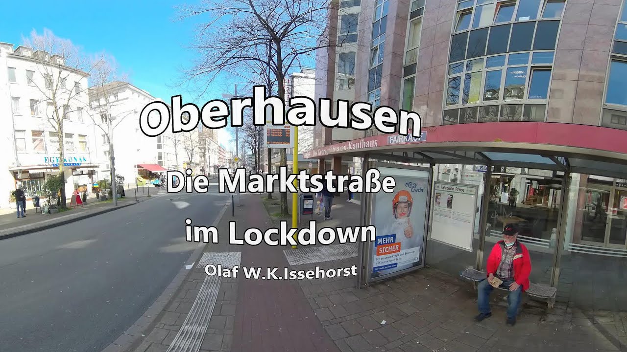 Oberhausen  - Walking auf der Marktstra&szlig;e NEU ( 4K 360 Grad )