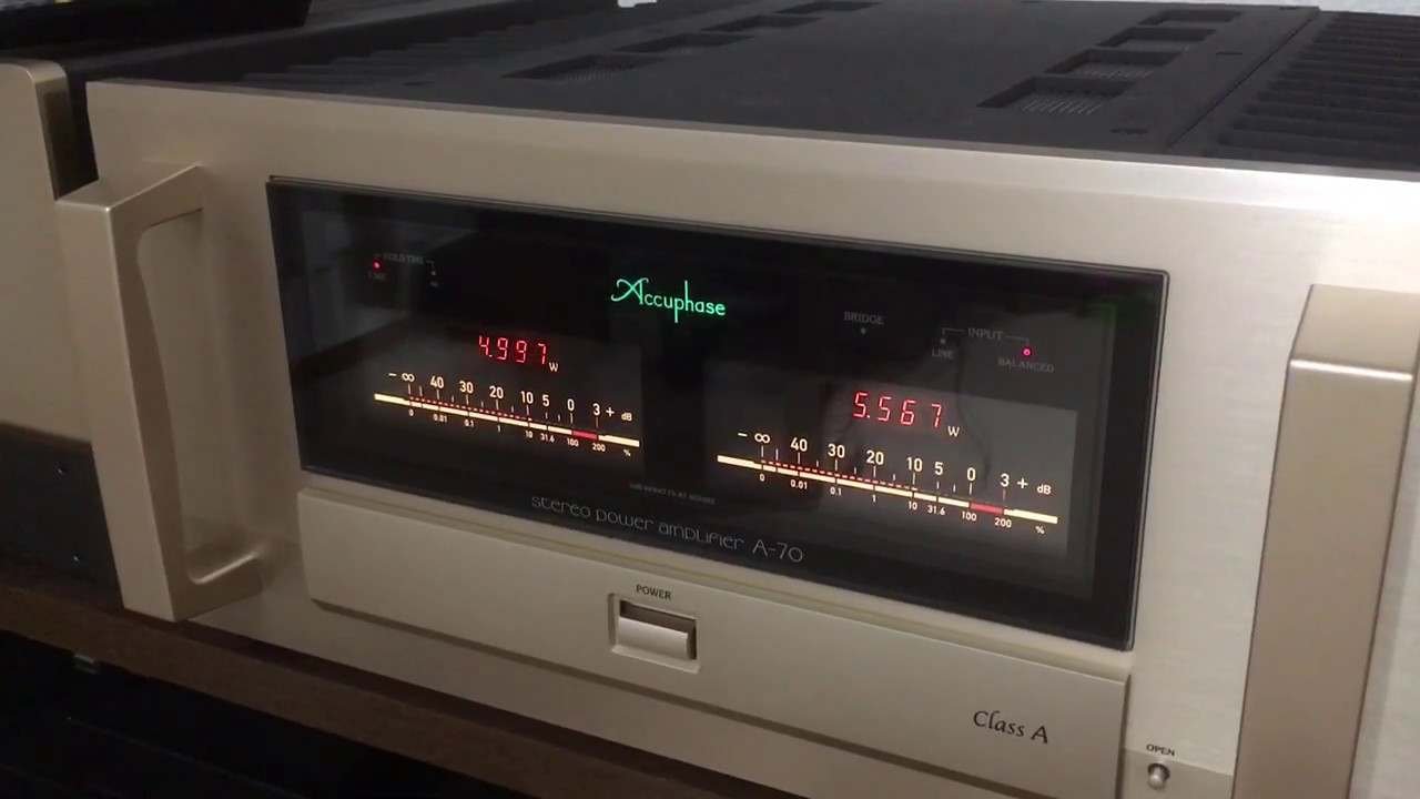 Accuphase A-70 CLASS-A 60W/ch STEREO POWER AMPLIFIER
