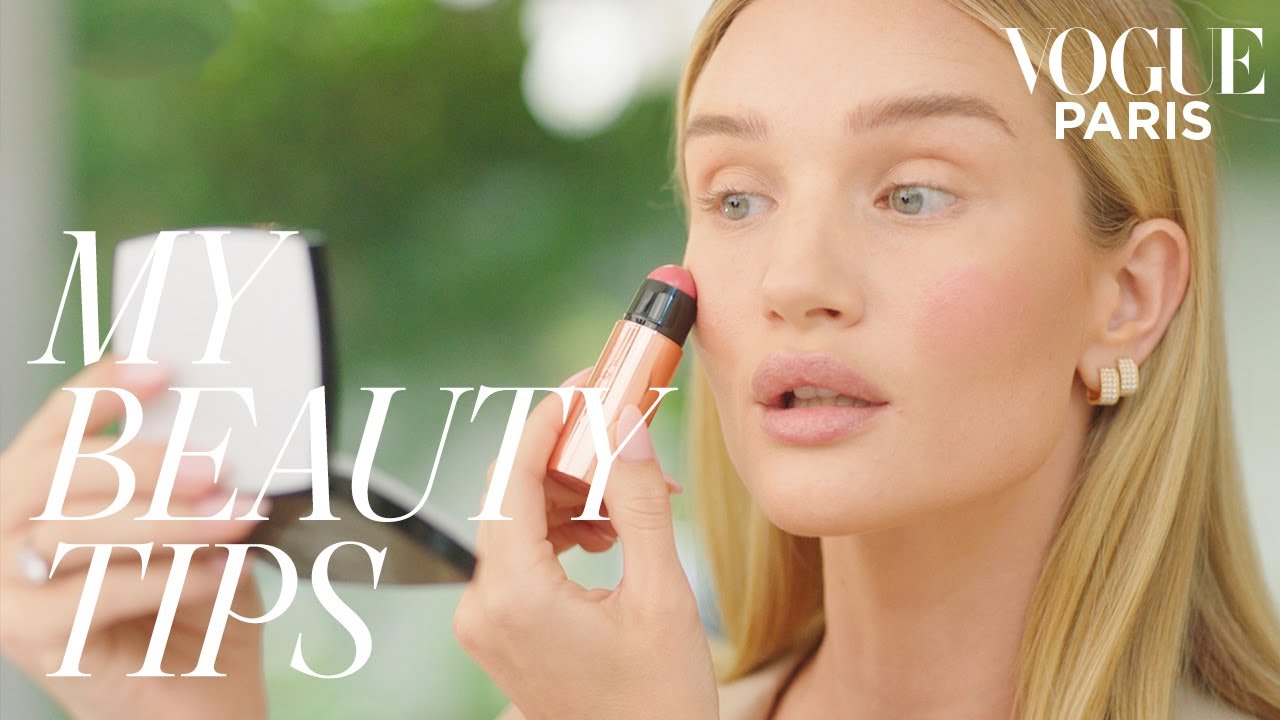 Rosie Huntington-Whiteley’s 15-minute fresh-faced makeup routine | My Beauty Tips | Vogue Paris