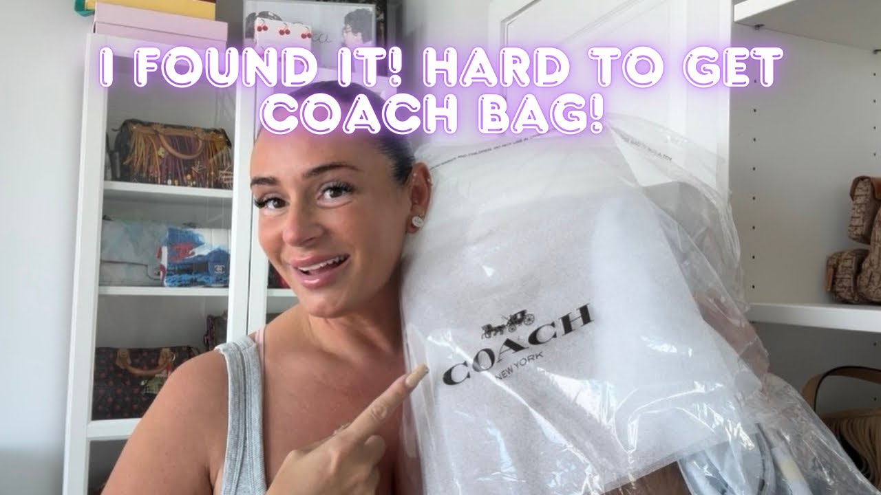Распроданная сумка Coach из последней коллекции! Распаковка сумки Coach!