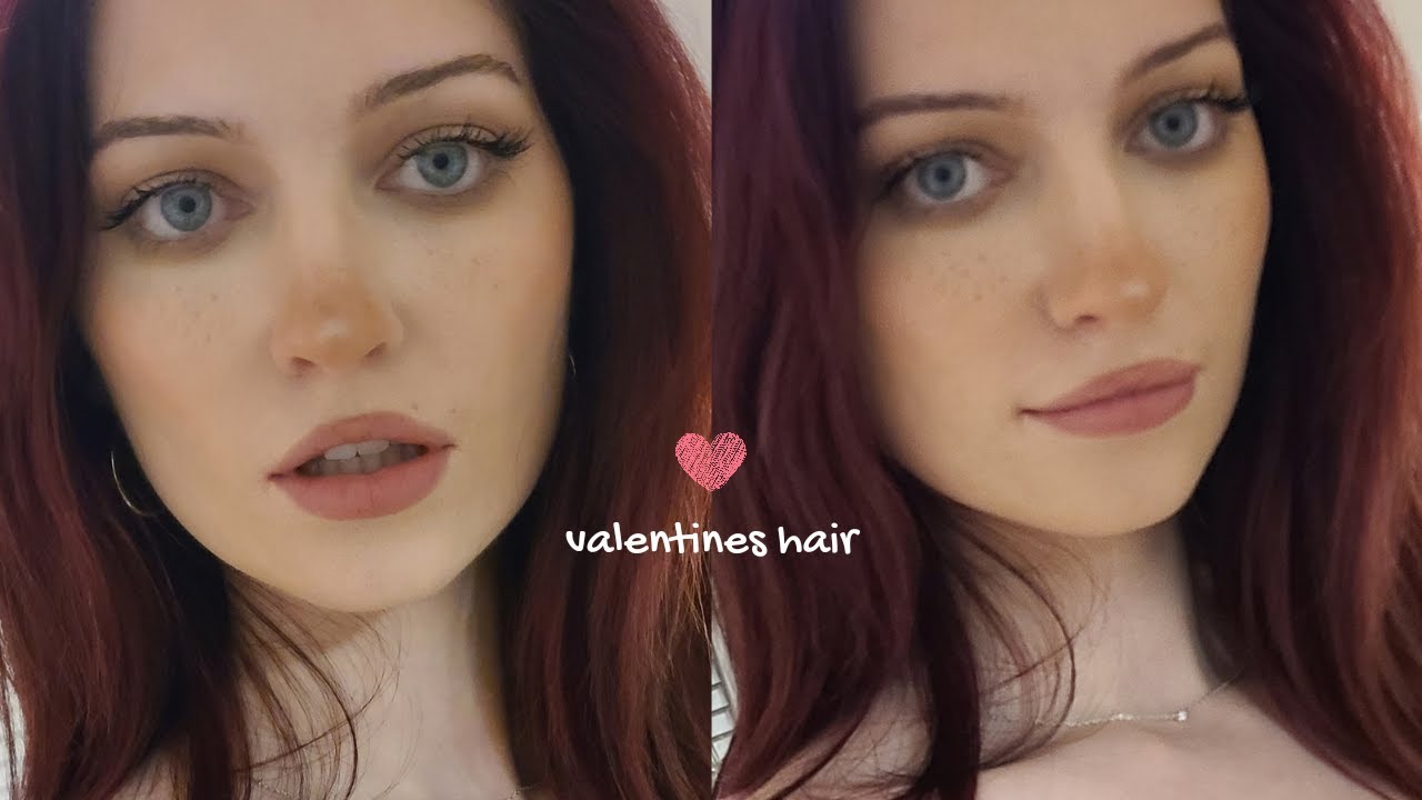 how I got the perfect burgundy hair ❤️ wella color charm 5RV