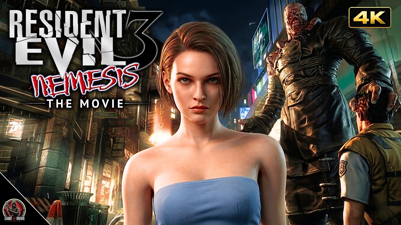 RESIDENT EVIL 3: NEMESIS | Last Escape | Full Movie (4K)