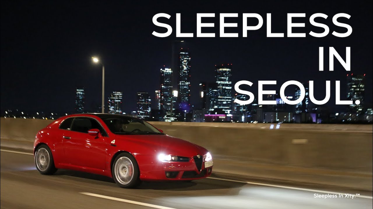 SEOUL 2nd. - Korea’s beautiful nightscapes. with ALFAROMEO Brera [Sleepless In Xity.™] 4K