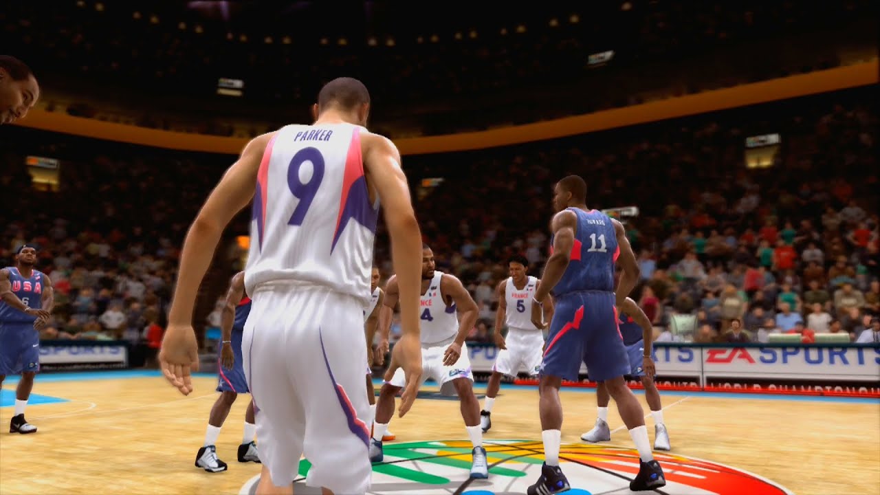 NBA Live 09 - USA vs France FIBA Group Stage Game 1
