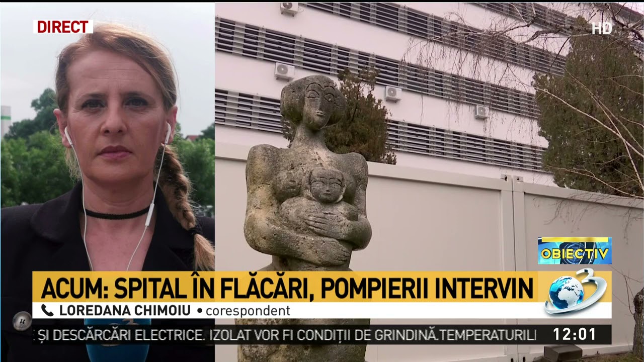 Incendiu la Spitalului Județean Slatina, secția psihiatrie. 37 de pacienți internați!