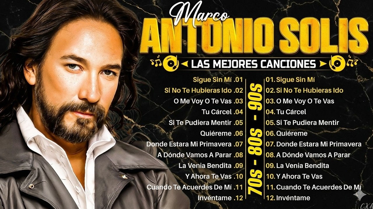 Marco Antonio Solís Exitos Musica Romanticos || Marco Antonio Solís 20 Grandes Exitos Enganchados#
