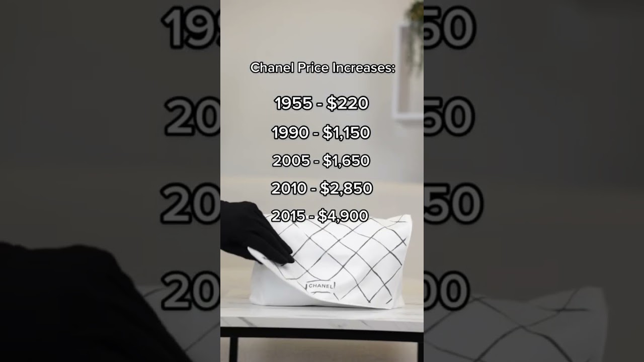 How much a Chanel costs TODAY vs 67 YEARS AGO&hellip; #chanel #bags #luxury #fashion  #fashionfacts