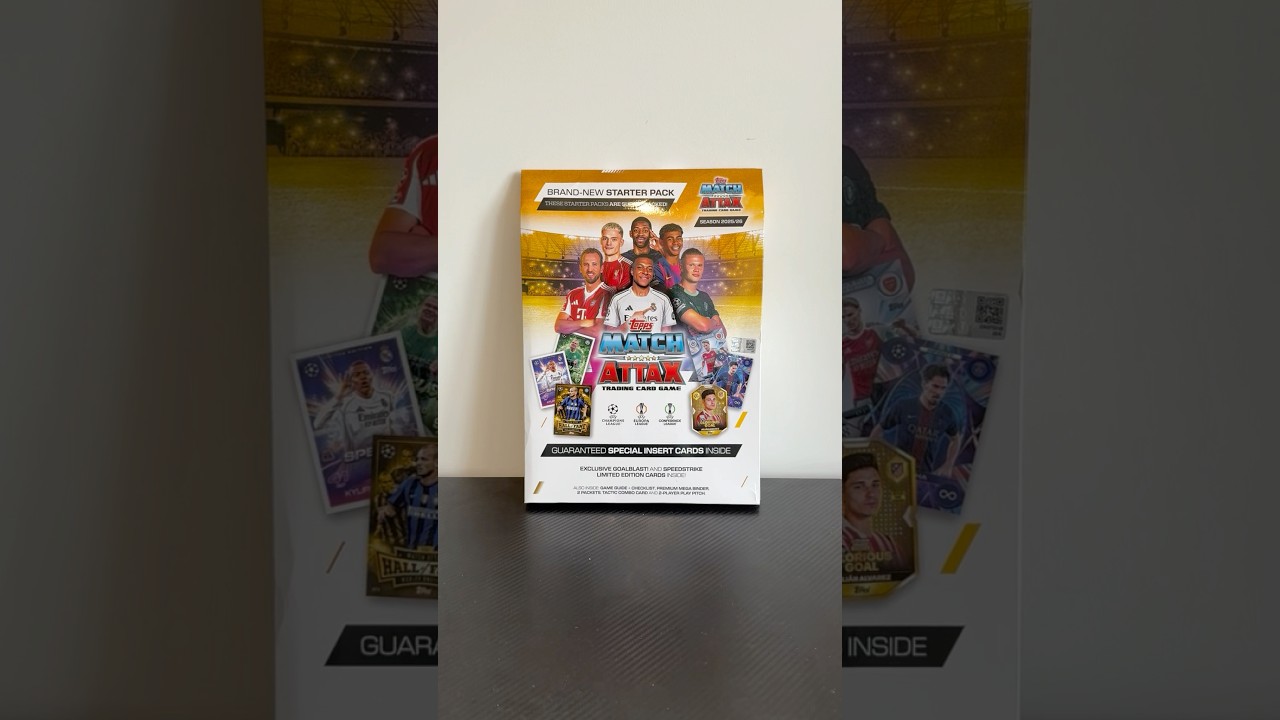 NEW! Topps Match Attax 25/26 starter pack opening! ⚽️🔥