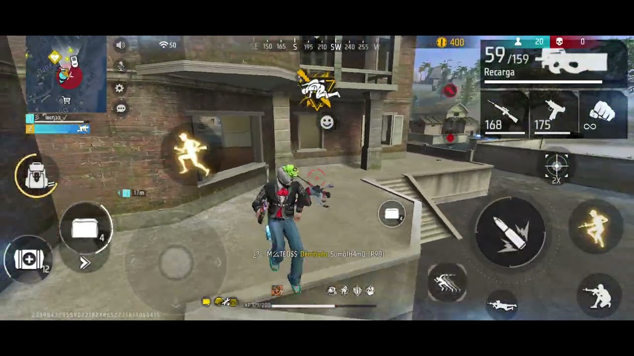 Así jugué la peor partida de br 😭 #freefire 