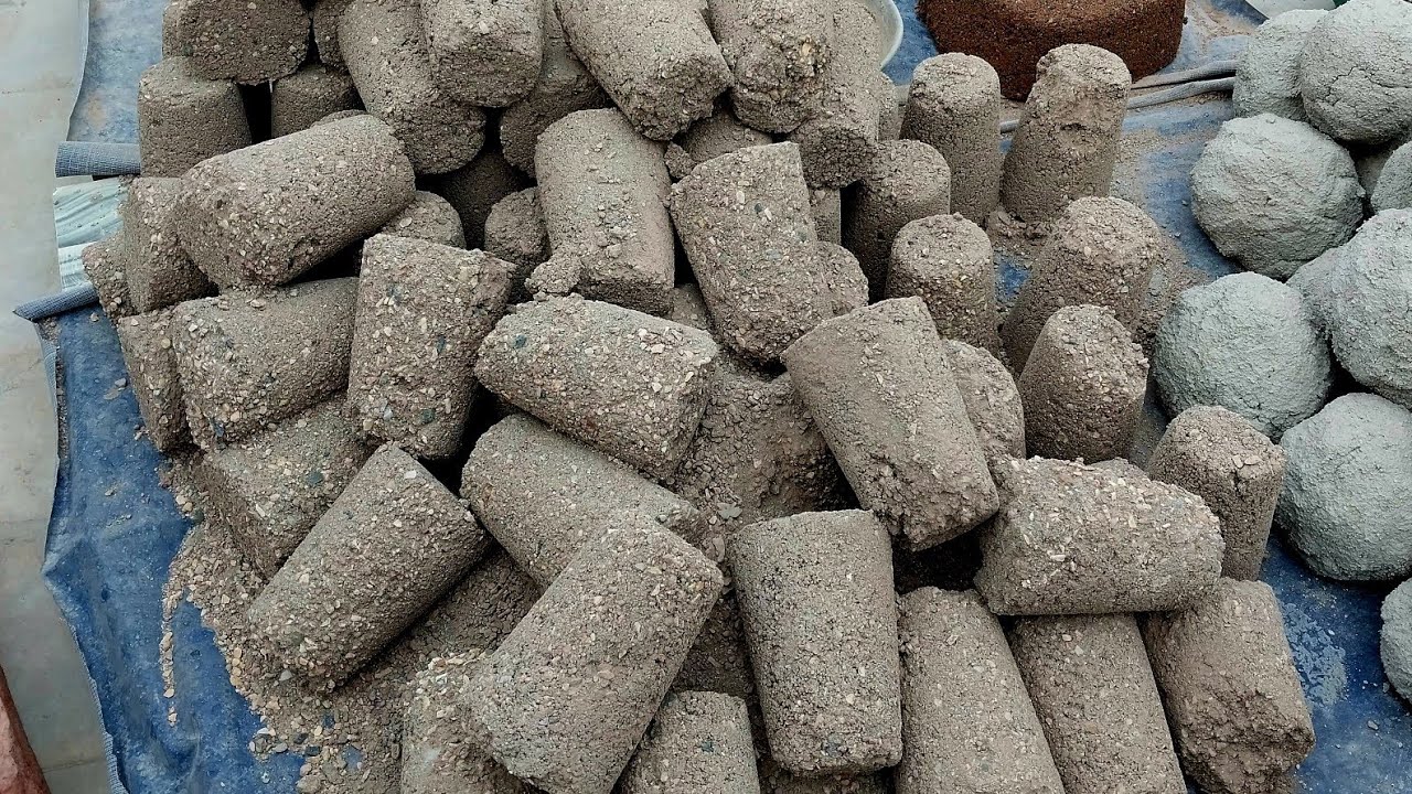 New video Concrete dirt sand glass shapes water&floor crumbling