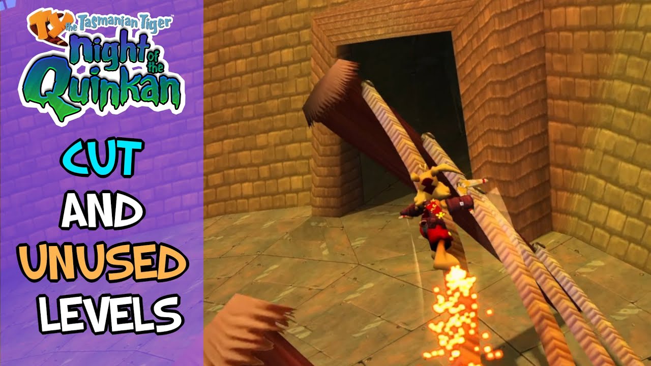 The Cut and Unused Levels of TY the Tasmanian Tiger 3: Night of the Quinkan