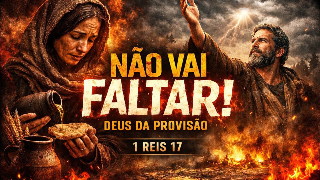 NÃO VAI FALTAR 🔥🙌 | Louvor Profético da Viúva de Sarepta 🫓🫗 | Deus Multiplica na Escassez 