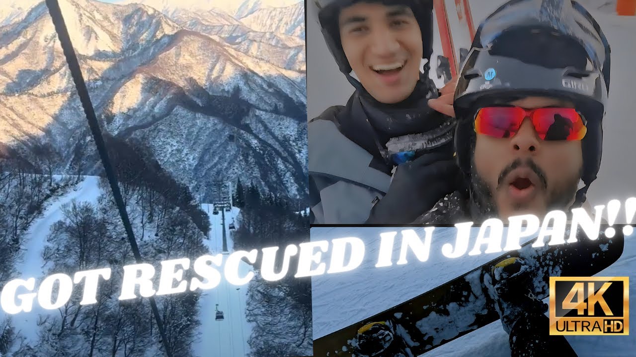 Indian Engineer Tries Skiing & Snowboarding in Japan… Big Mistake 😳 | Rescued by Police 🚨
