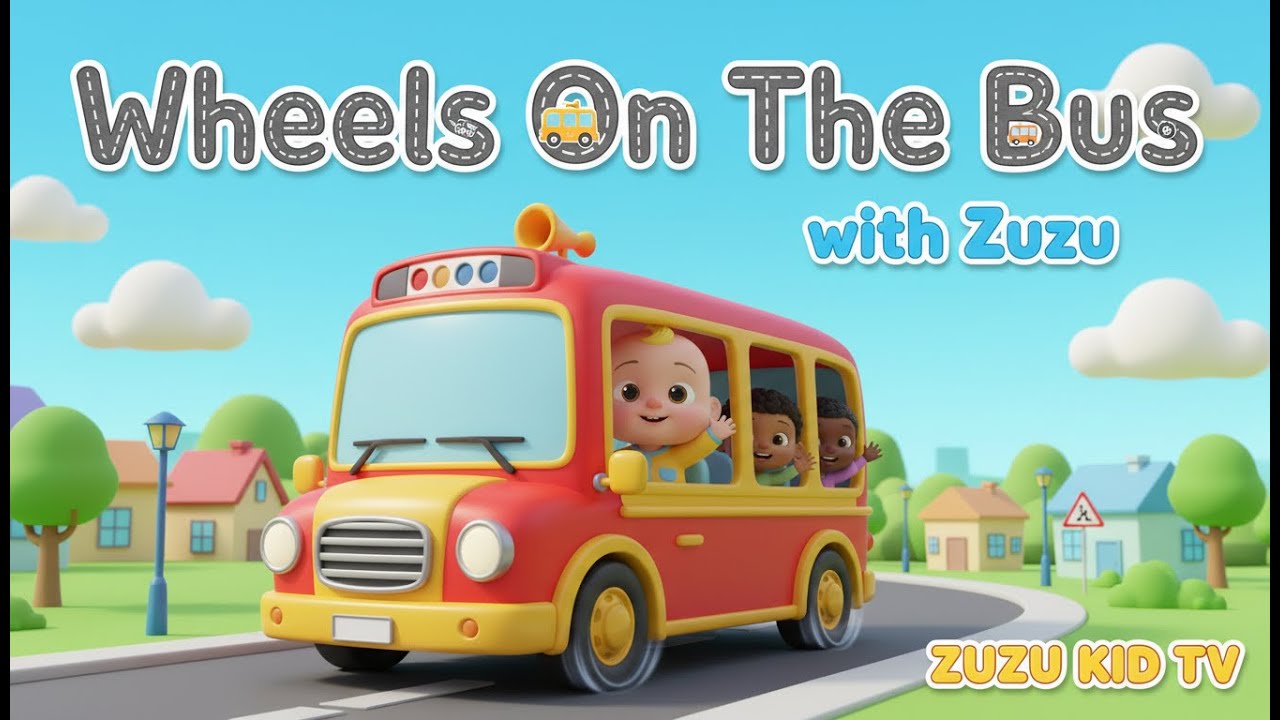 Wheels On The Bus | Kids Nursery Rhyme, Toddler Fun & Playful Learning