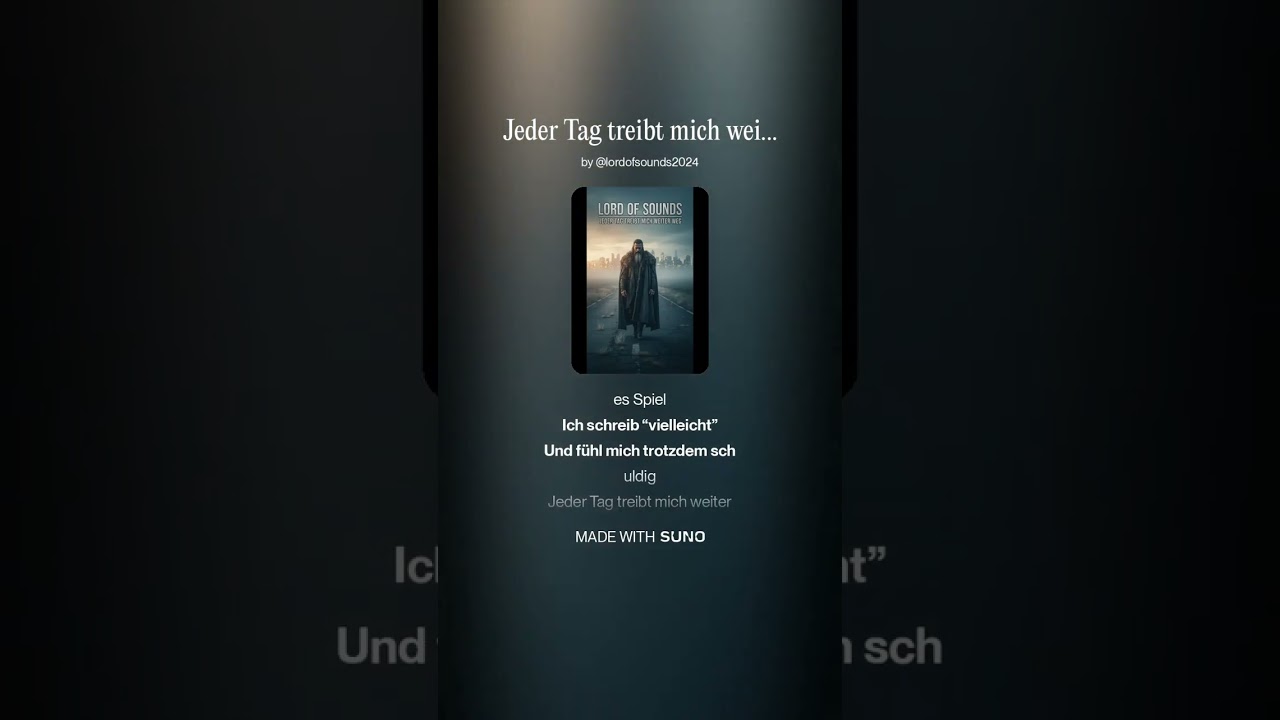🛣️ Jeder Tag treibt mich weiter weg – Lord of Sounds |Distanz & innere Freiheit @LordofSounds2024