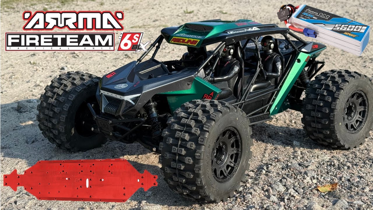 Arrma Fireteam 6s (улучшение Vitavon и запуск)
