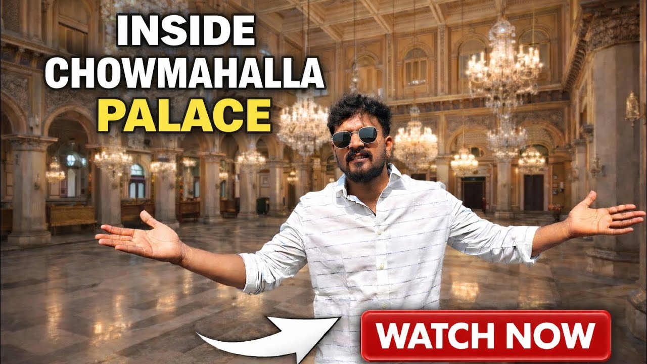 Chowmahalla Palace Tour Hyderabad 🏰