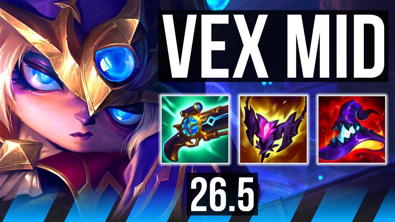 VEX vs XERATH (MID) | 55K damage | TR Challenger | 26.5