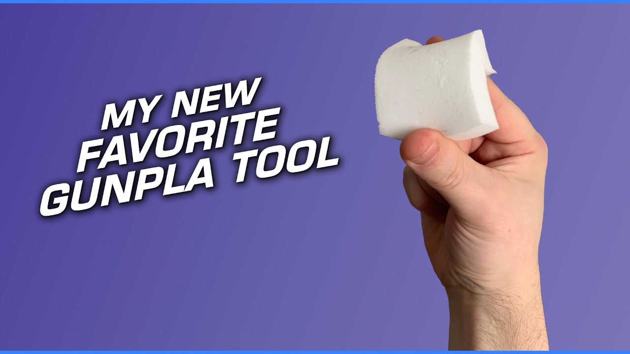 I Found a New Gunpla Secret Weapon: *Magic Erasers! (Generic Ones) | Midnight Hatter Gunpla