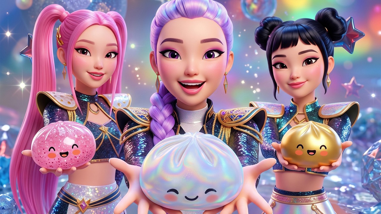 Squishy Dumpling Demon Hunters | Animated Music Video DJ BEE BOP