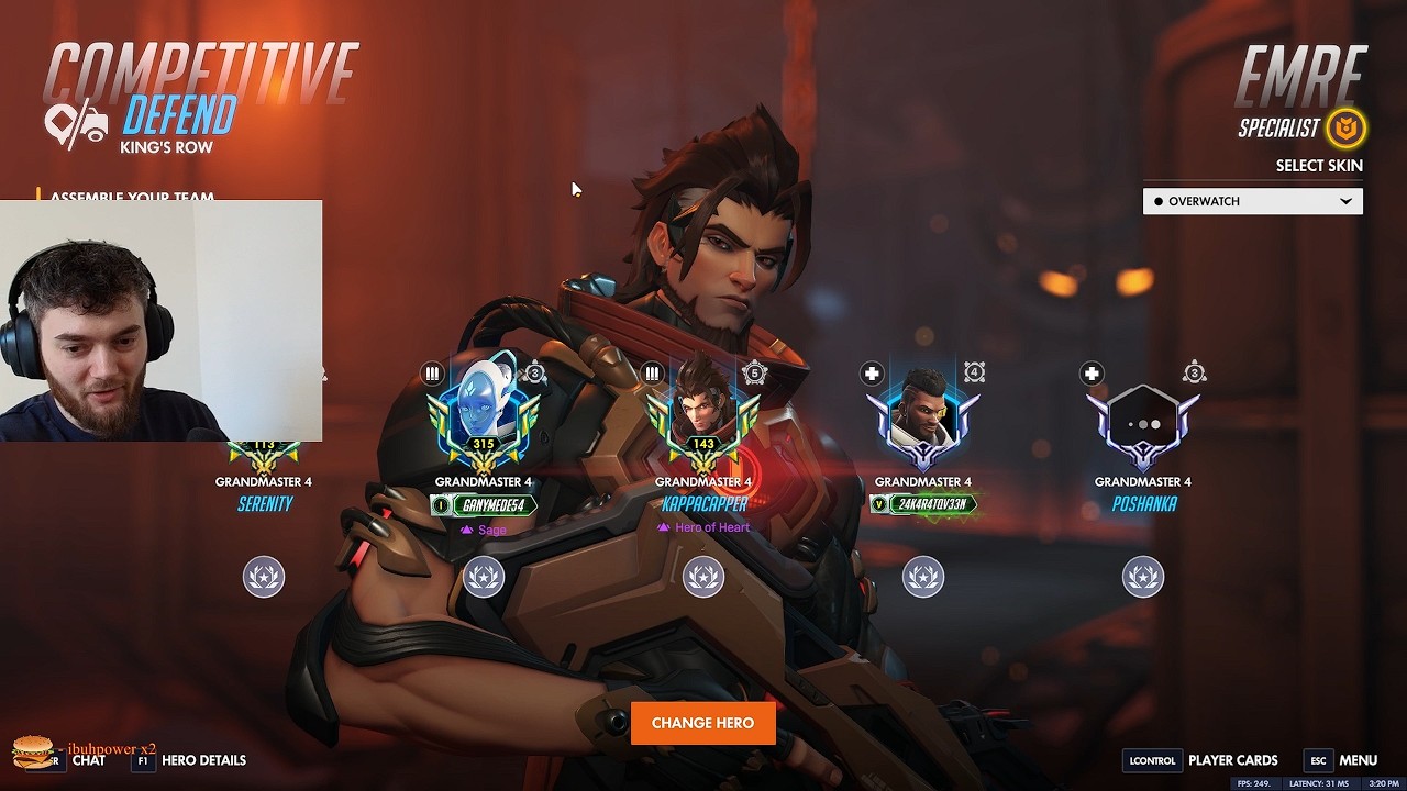 Emre 15k Damage Carry - Dafran's Pro Gameplay & Perk | OW S1