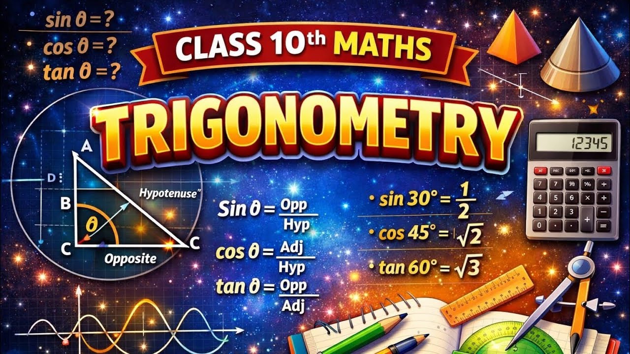Class 10 Maths | Trigonometry Most Important Questions | Board Exam 2027 | NCERT Based