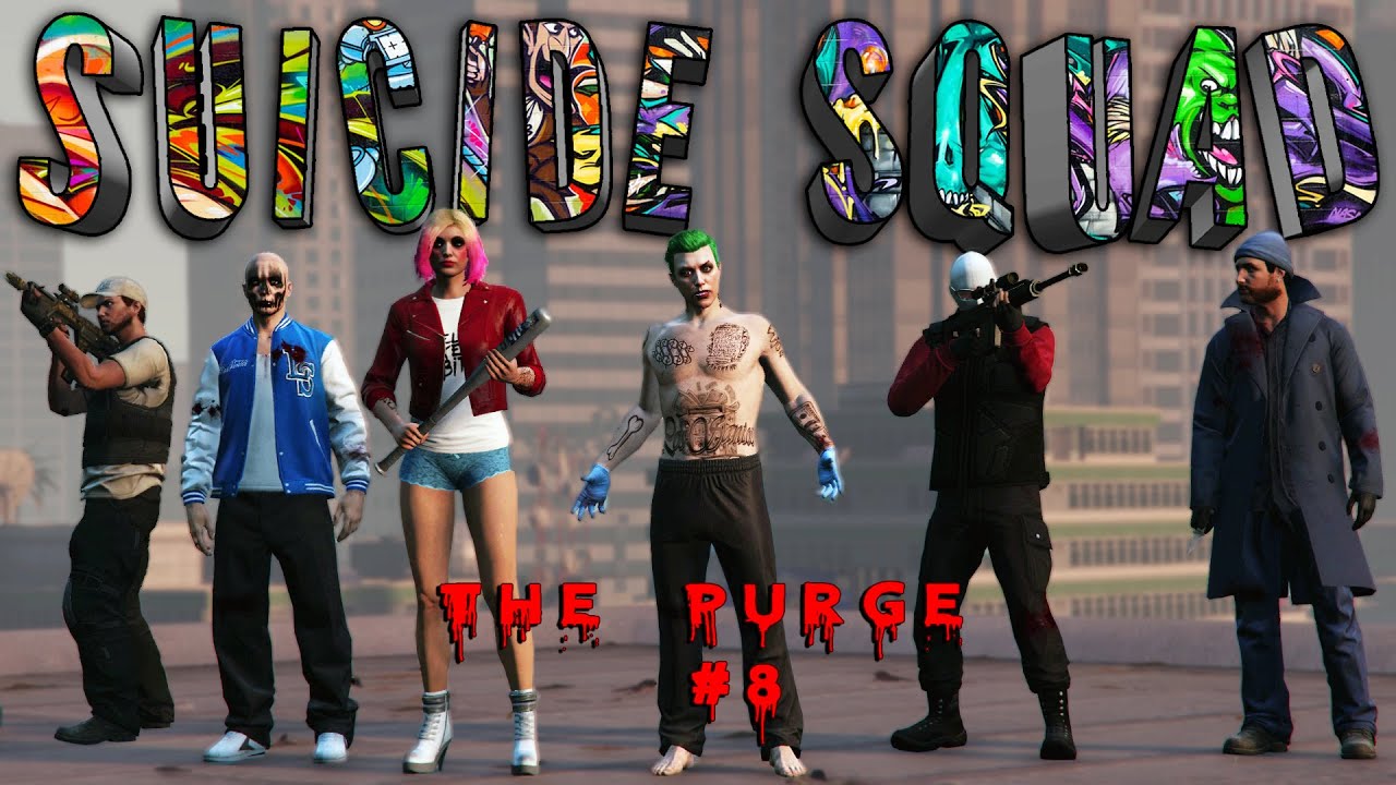 GTA 5 Online: The Purge #8 - SUICIDE SQUAD