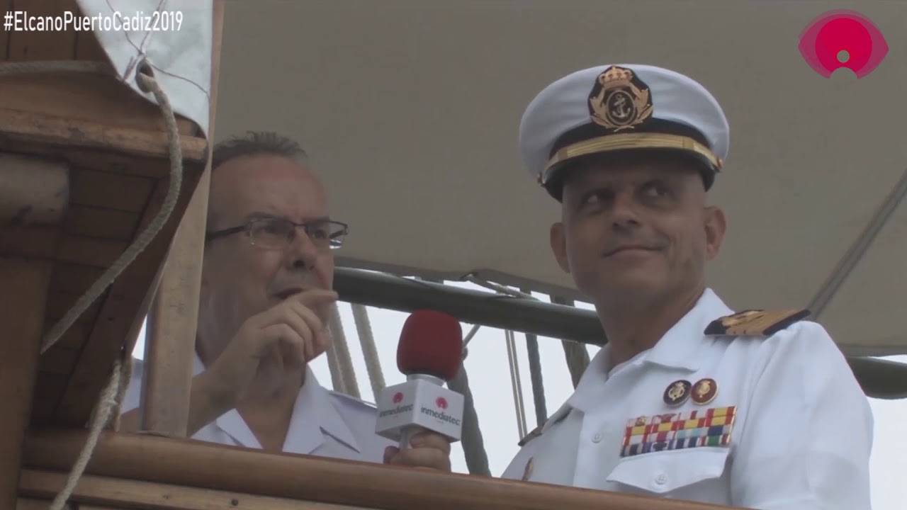 Llegada del Buque Escuela Juan Sebastián Elcano al puerto de Cádiz