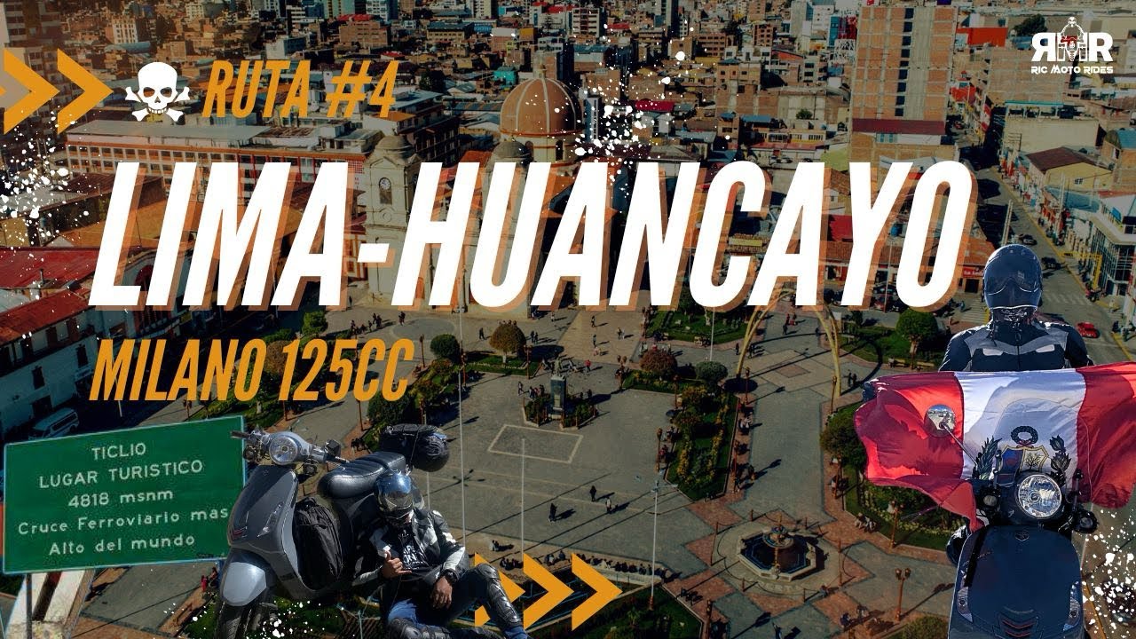HUANCAYO 2024 en moto PARTE I (Moto scooter MILANO 125cc) 🛵🏔️🇵🇪
