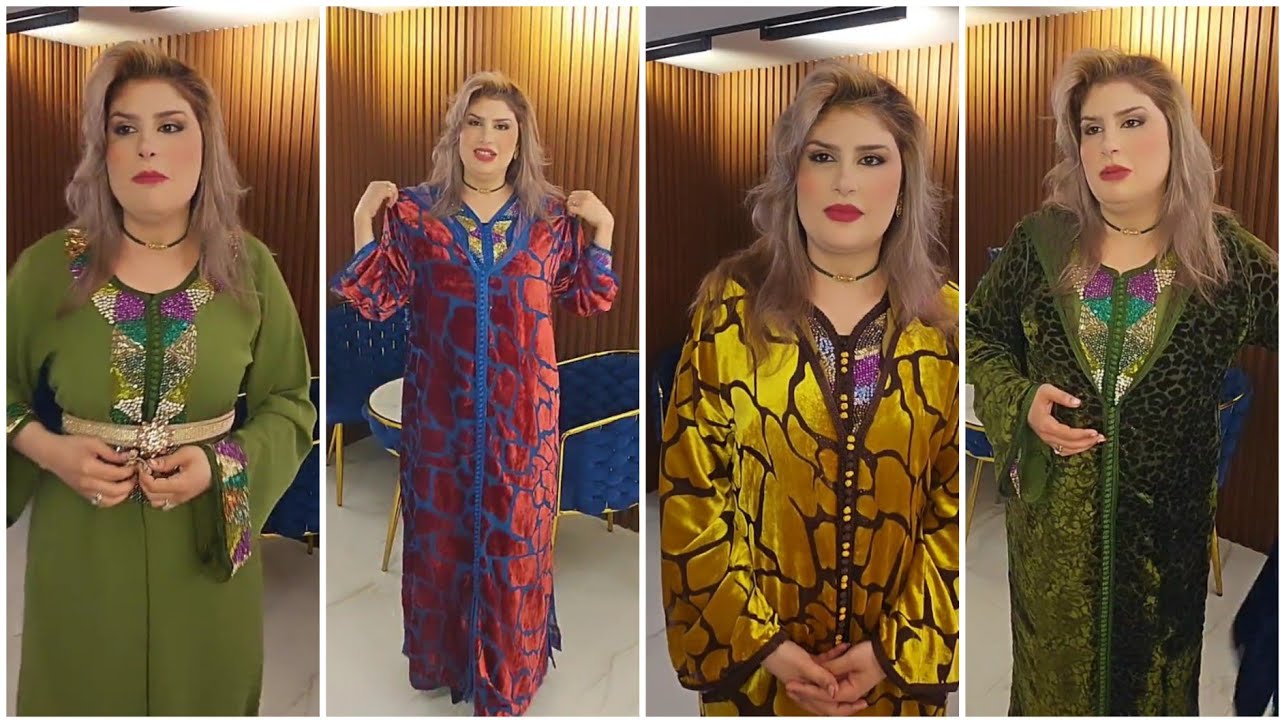 جلابة دوبياس موبرة 😍لأصحاب ذوق رفيع هماوية العيد والمناسبات رووووعه 0669692624