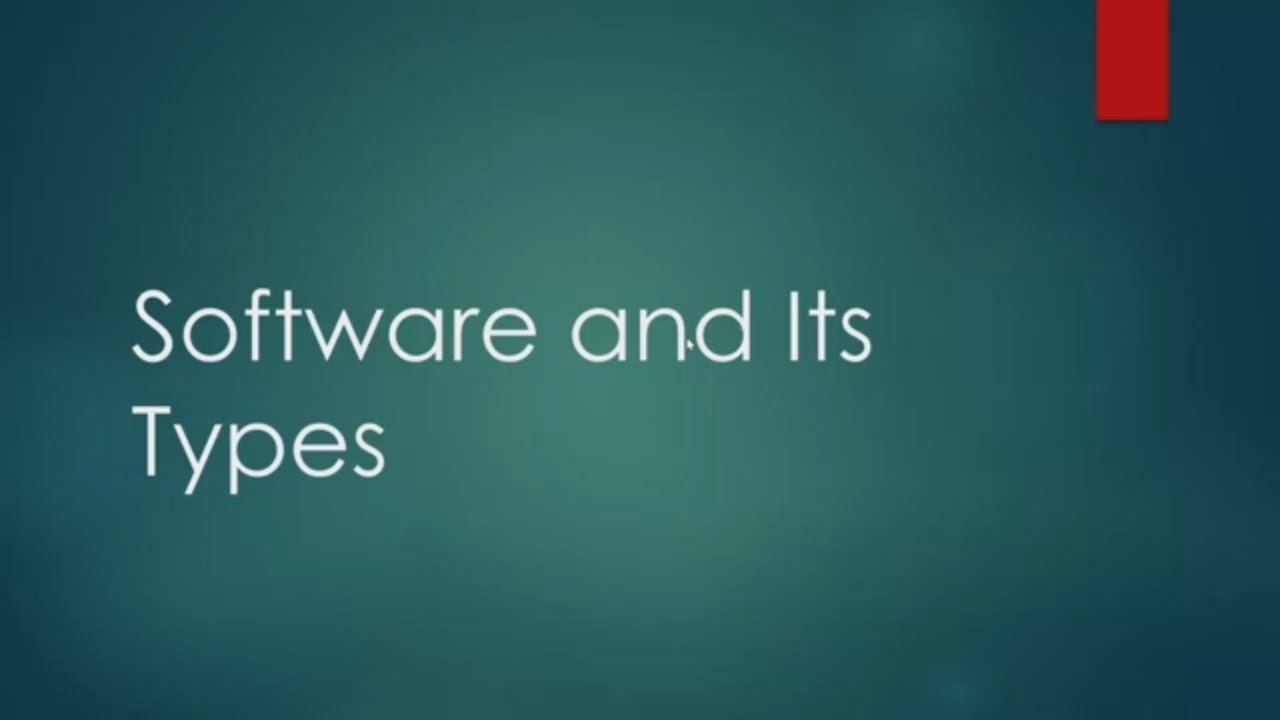 Software and its Types || Application software and System Software and their Differences .