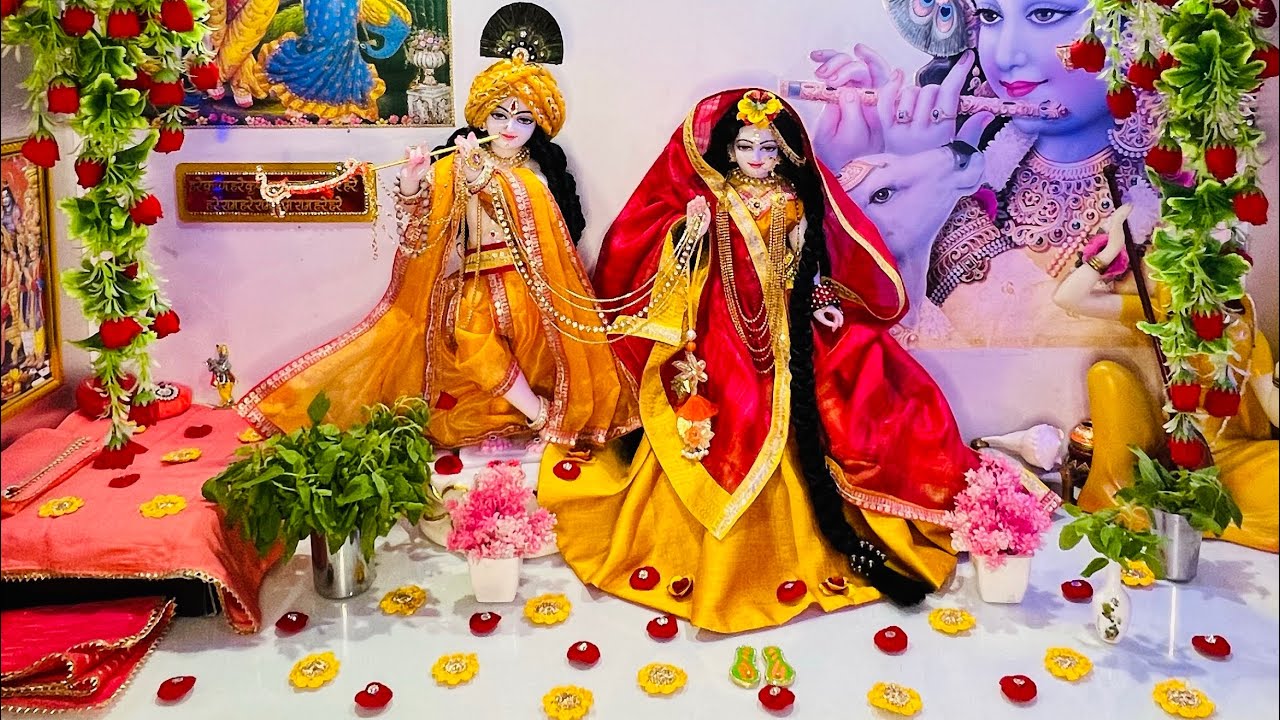 Full Jannmashtami vlog | RadhaKrishna janmashtami shringar ♥️💛