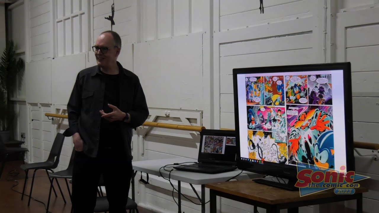 Sonic the Comic Con 2023 Workshop - Nigel Kitching's History of STC