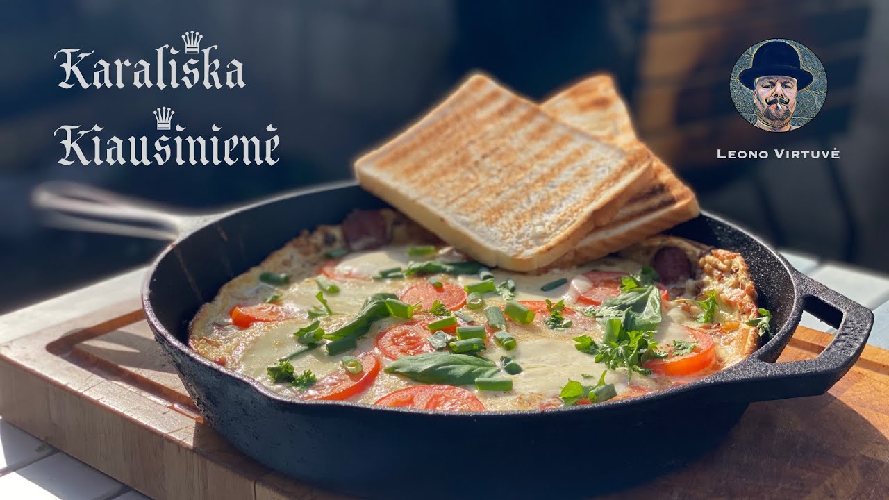Karali&scaron;ka Kiau&scaron;inienė Griliuje / Grilius - Leono Virtuvė