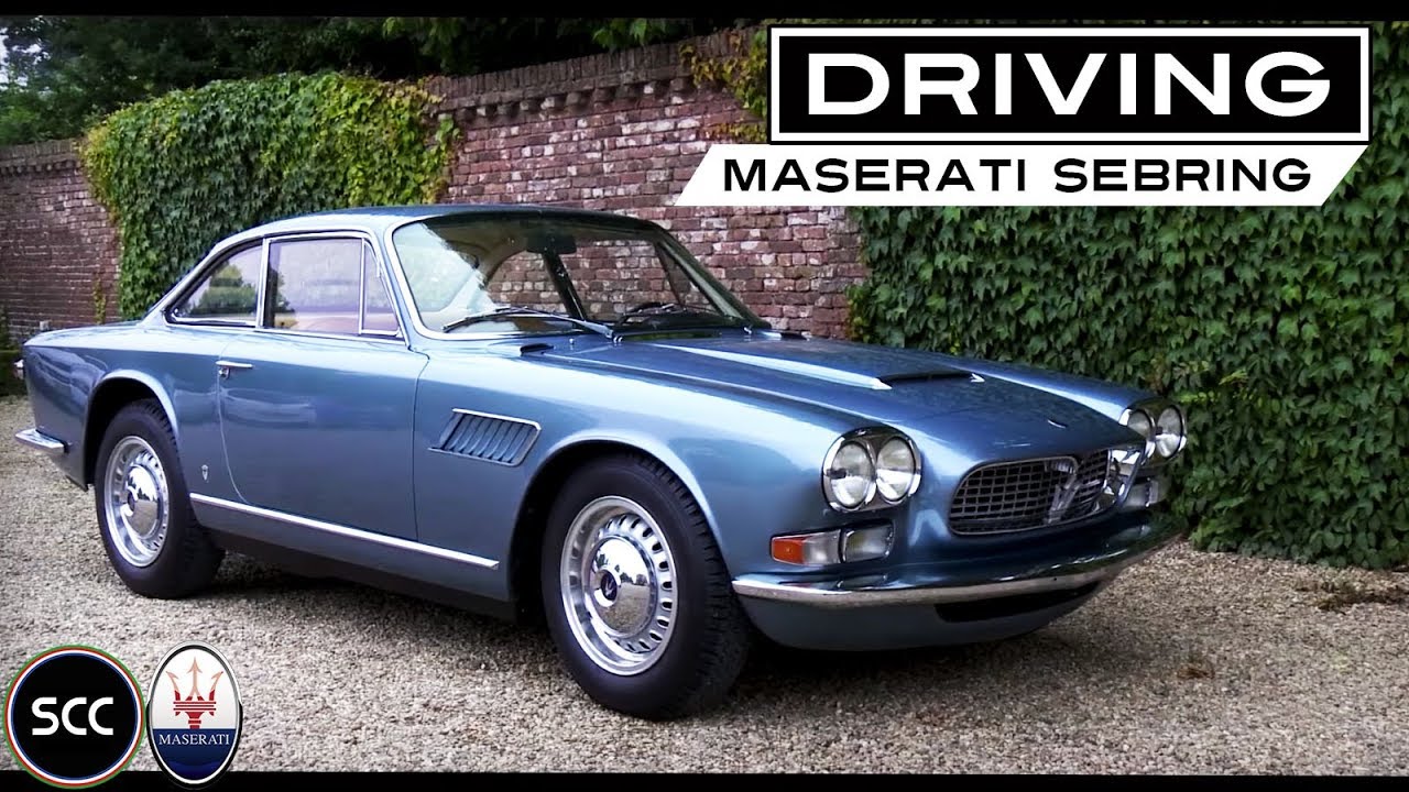 MASERATI SEBRING 3.5 GTI Injection 1965 - Test drive in top gear - Engine sound | SCC TV